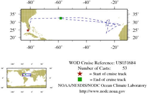 NODC Cruise US-31684 Information