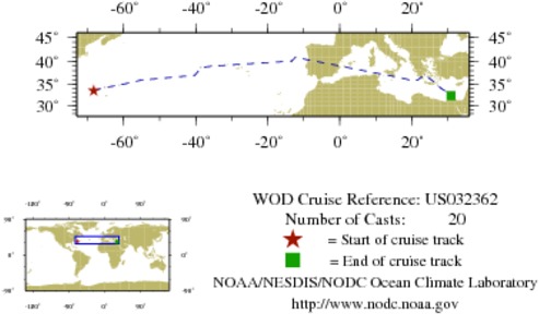NODC Cruise US-32362 Information