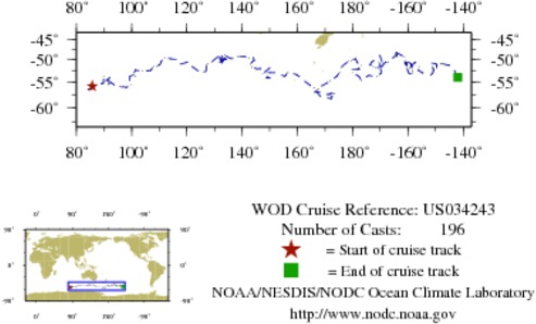 NODC Cruise US-34243 Information