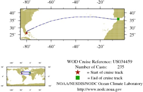 NODC Cruise US-34459 Information