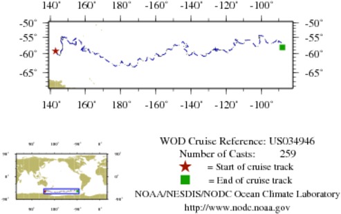 NODC Cruise US-34946 Information