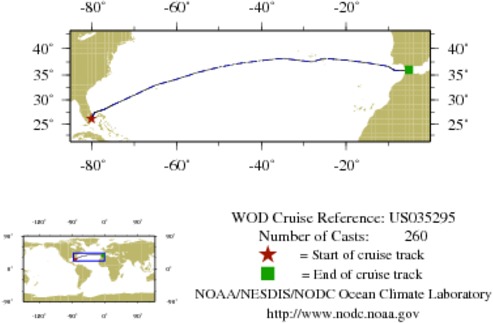 NODC Cruise US-35295 Information
