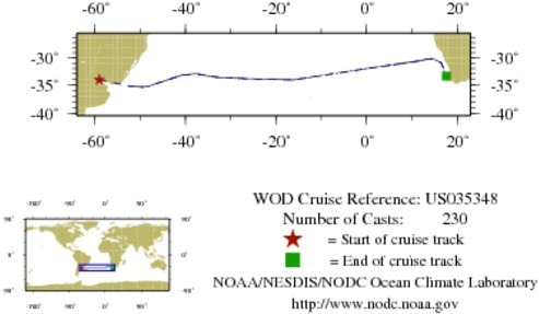 NODC Cruise US-35348 Information