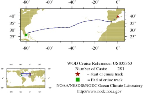 NODC Cruise US-35353 Information