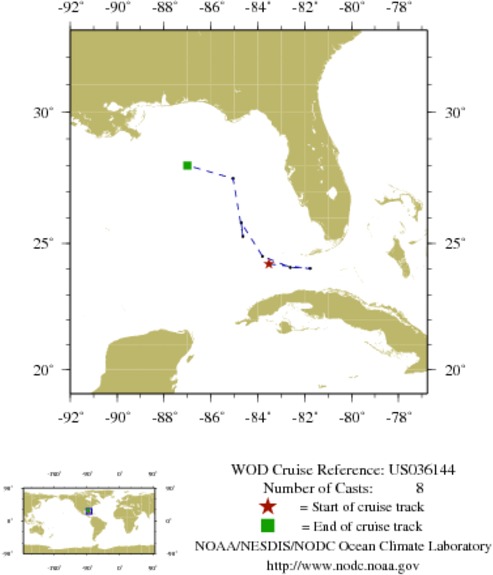 NODC Cruise US-36144 Information