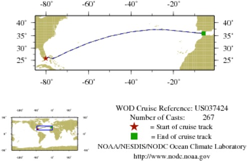 NODC Cruise US-37424 Information