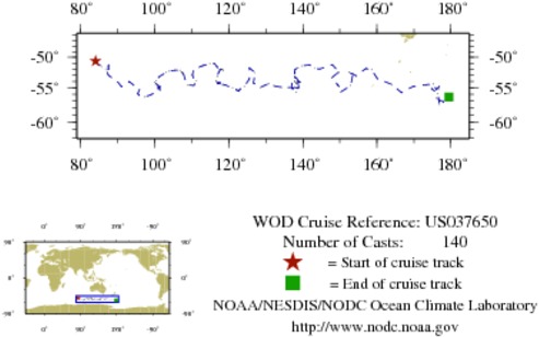 NODC Cruise US-37650 Information