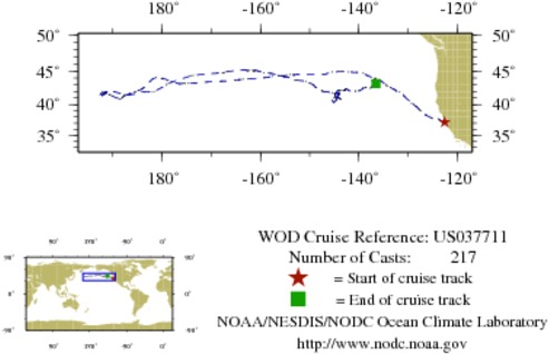 NODC Cruise US-37711 Information