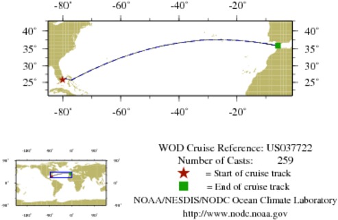 NODC Cruise US-37722 Information