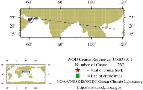 NODC Cruise US-37911 Information