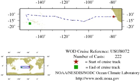 NODC Cruise US-38072 Information