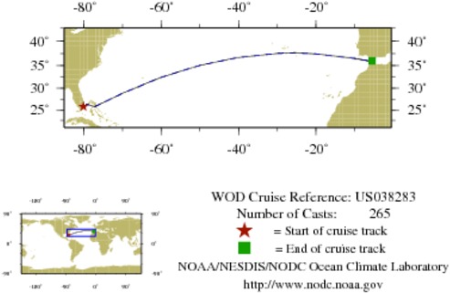 NODC Cruise US-38283 Information