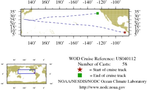 NODC Cruise US-40112 Information