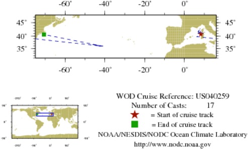 NODC Cruise US-40259 Information