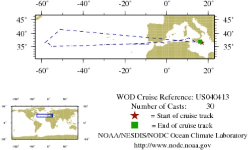 NODC Cruise US-40413 Information