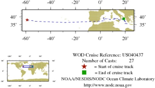NODC Cruise US-40437 Information