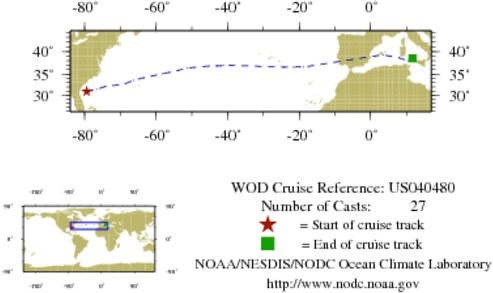 NODC Cruise US-40480 Information