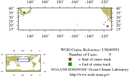 NODC Cruise US-40991 Information
