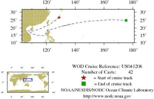 NODC Cruise US-41206 Information