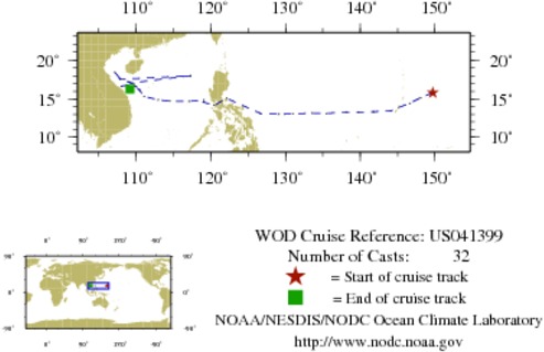 NODC Cruise US-41399 Information