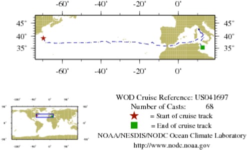 NODC Cruise US-41697 Information