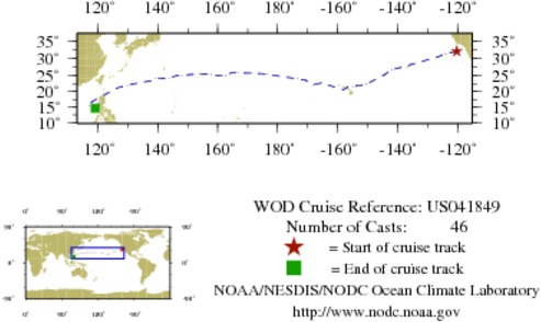 NODC Cruise US-41849 Information