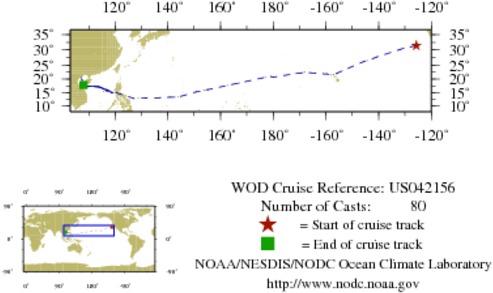 NODC Cruise US-42156 Information