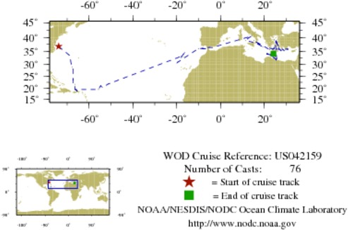 NODC Cruise US-42159 Information