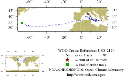 NODC Cruise US-42170 Information