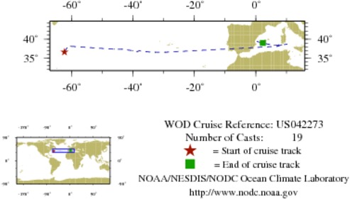 NODC Cruise US-42273 Information