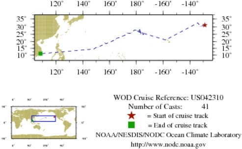 NODC Cruise US-42310 Information