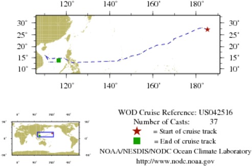 NODC Cruise US-42516 Information