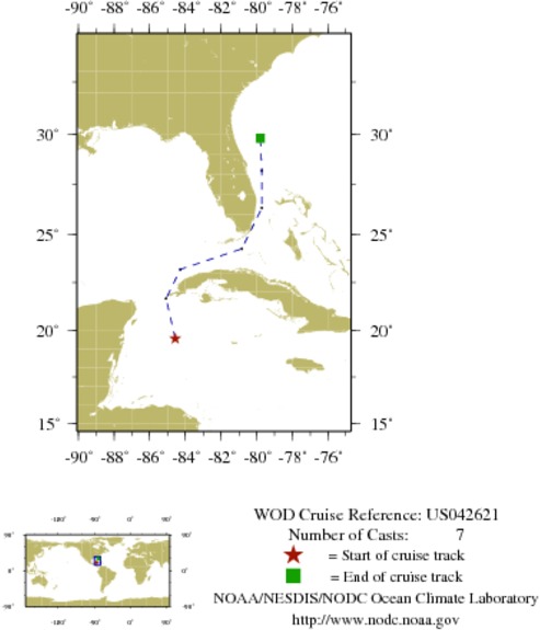 NODC Cruise US-42621 Information