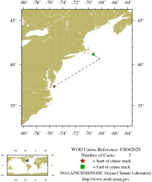 NODC Cruise US-42629 Information