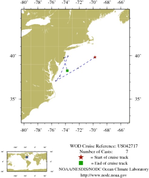 NODC Cruise US-42717 Information
