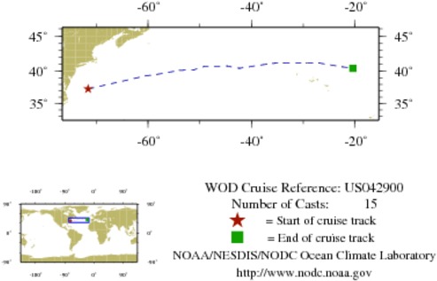 NODC Cruise US-42900 Information