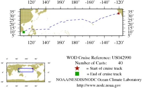 NODC Cruise US-42990 Information