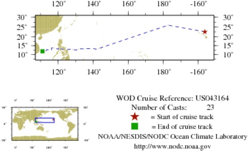 NODC Cruise US-43164 Information
