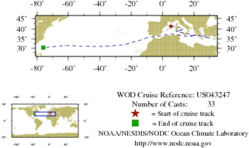 NODC Cruise US-43247 Information