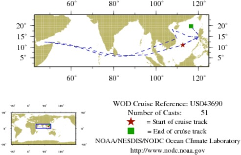 NODC Cruise US-43690 Information