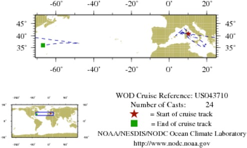NODC Cruise US-43710 Information