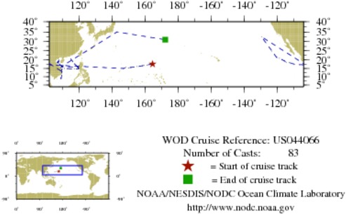 NODC Cruise US-44066 Information