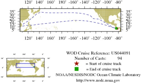 NODC Cruise US-44091 Information
