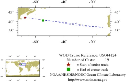 NODC Cruise US-44124 Information