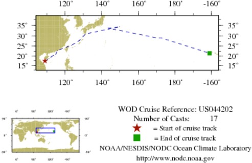 NODC Cruise US-44202 Information