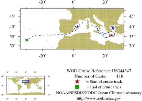 NODC Cruise US-44347 Information