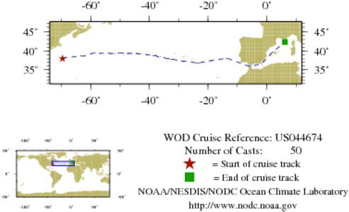 NODC Cruise US-44674 Information