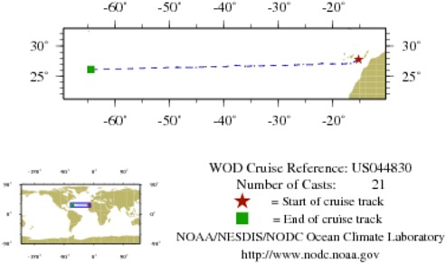 NODC Cruise US-44830 Information