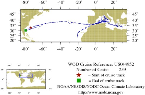 NODC Cruise US-44952 Information