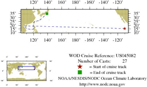 NODC Cruise US-45082 Information